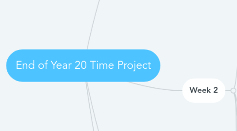 Mind Map: End of Year 20 Time Project