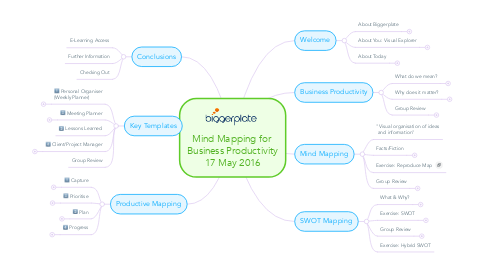 Mind Map: Mind Mapping for  Business Productivity 17 May 2016