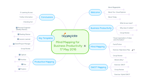 Mind Map: Mind Mapping for Business Productivity 17 May 2016