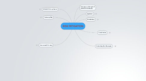 Mind Map: RISK MITIGATION