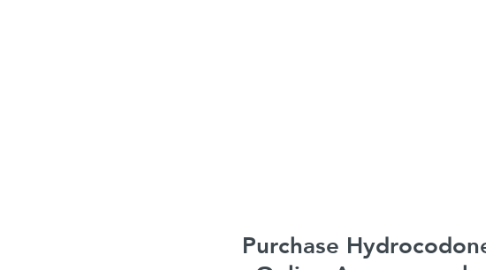 Mind Map: Purchase Hydrocodone Online Anonymously