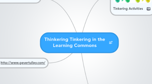 Mind Map: Thinkering Tinkering in the Learning Commons