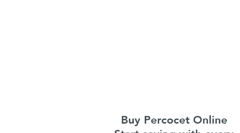 Mind Map: Buy Percocet Online Start saving with every click