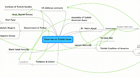 Mind Map: Close ties on Turkish issues