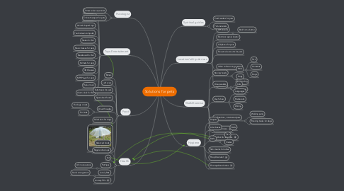 Mind Map: Solutions for pets