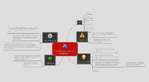 Mind Map: Critical Theory vs. Critical Pedagogy