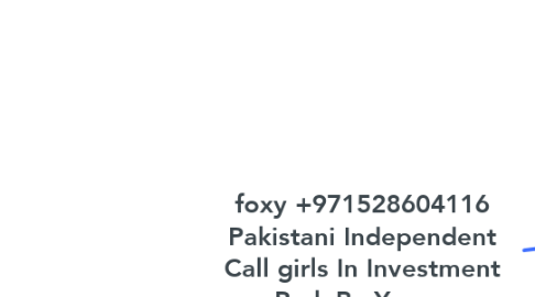 Mind Map: foxy +971528604116 Pakistani Independent Call girls In Investment Park By Young Independent Call girls Dubai UAE