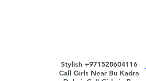 Mind Map: Stylish +971528604116 Call Girls Near Bu Kadra Dubai, Call Girls in Bu Kadra