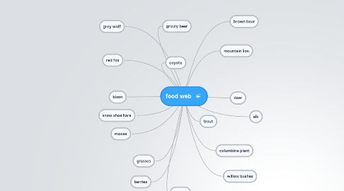 Mind Map: food web