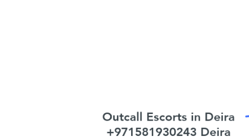 Mind Map: Outcall Escorts in Deira +971581930243 Deira Hot Escorts