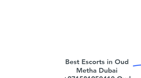 Mind Map: Best Escorts in Oud Metha Dubai +971581950410 Oud Metha Sexy Escorts