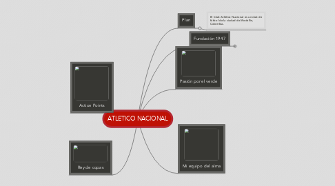 Mind Map: ATLETICO NACIONAL