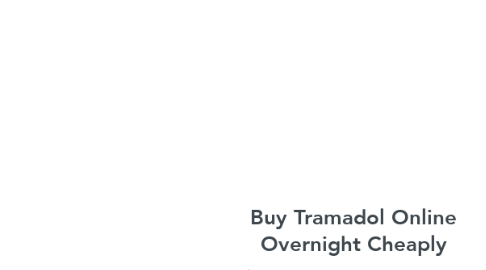 Mind Map: Buy Tramadol Online Overnight Cheaply