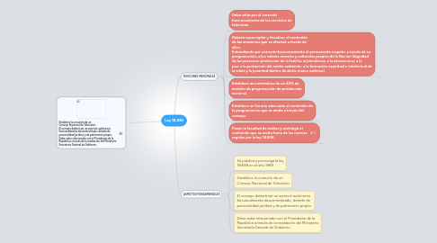 Mind Map: Ley 18.838