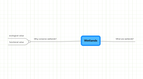 Mind Map: Wetlands