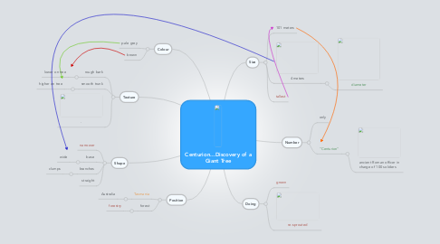 Mind Map: Centurion...Discovery of a Giant Tree