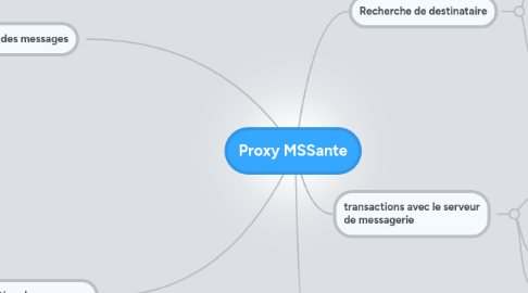 Mind Map: Proxy MSSante