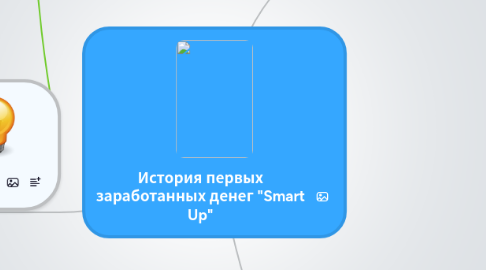 Mind Map: История первых заработанных денег "Smart Up"