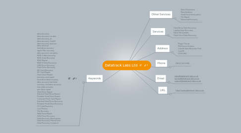 Mind Map: Datatrack Labs Ltd