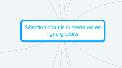 Mind Map: Sélection d'outils numériques en ligne gratuits