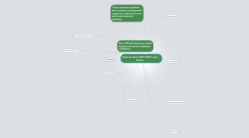 Mind Map: Palais des thés-CRM (GRM) Loyal Clients