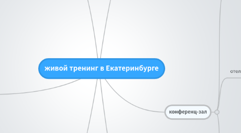 Mind Map: живой тренинг в Екатеринбурге