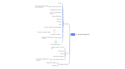 Mind Map: Project Management