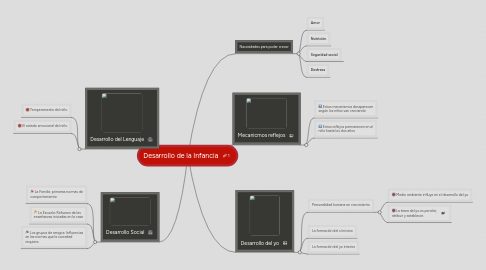 Mind Map: Desarrollo de la Infancia