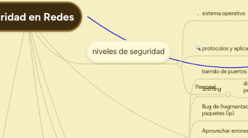 Mind Map: Seguridad en Redes