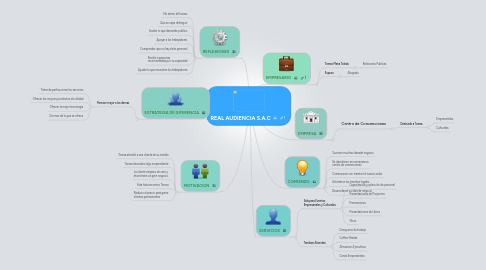 Mind Map: REAL AUDIENCIA S.A.C