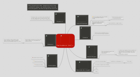 Mind Map: Real Audiencia  S.A.C