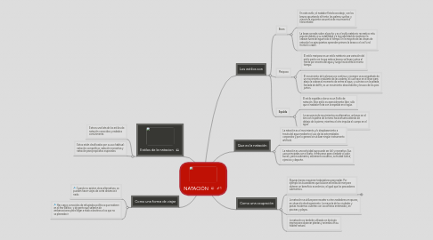 Mind Map: NATACIÓN