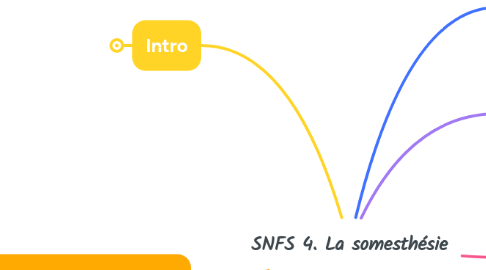 Mind Map: SNFS 4. La somesthésie