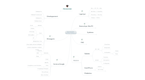 Mind Map: Marc DELHAYE :  Domaines d'intervention
