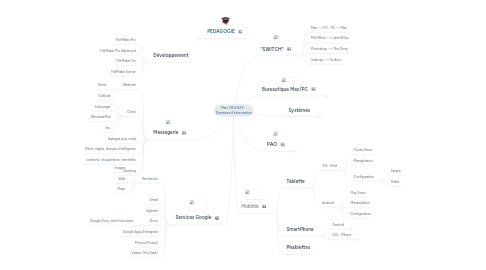 Mind Map: Marc DELHAYE : Domaines d'intervention