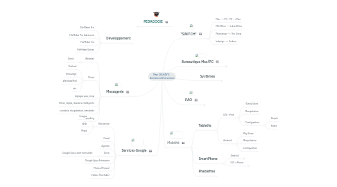 Mind Map: Marc DELHAYE :  Domaines d'intervention