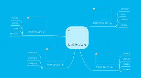 Mind Map: NUTRICIÓN