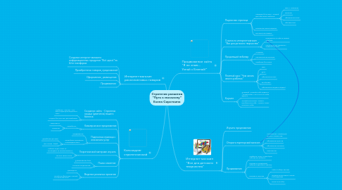 Mind Map: Стратегия развития "Путь к миллиону" Елена Сироткина
