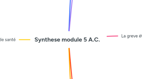 Mind Map: Synthese module 5 A.C.
