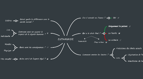 Mind Map: EUTHANASIE