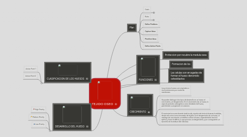 Mind Map: TEJIDO OSEO