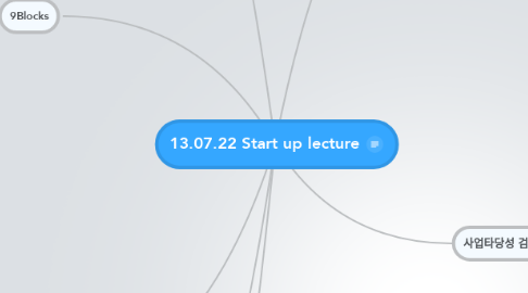 Mind Map: 13.07.22 Start up lecture