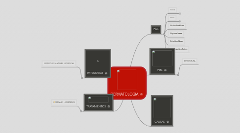 Mind Map: DERMATOLOGIA