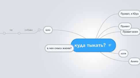 Mind Map: куда тыкать?