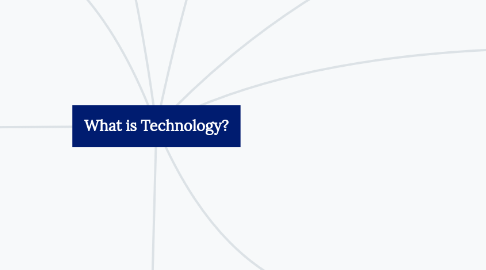 Mind Map: What is Technology?