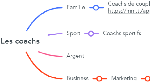 Mind Map: Les coachs
