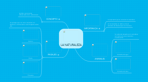 Mind Map: LA NATURALEZA