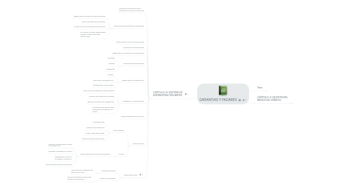 Mind Map: GARANTIAS Y PAGARES