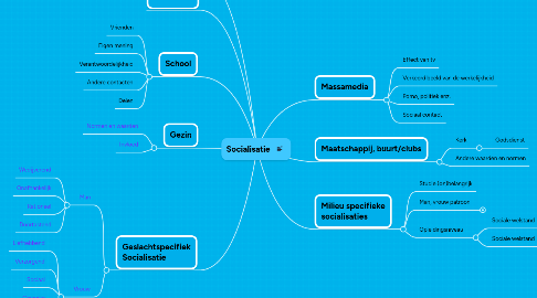 Mind Map: Socialisatie