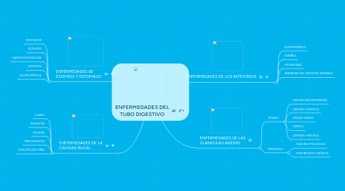 Mind Map: ENFERMEDADES DEL TUBO DIGESTIVO